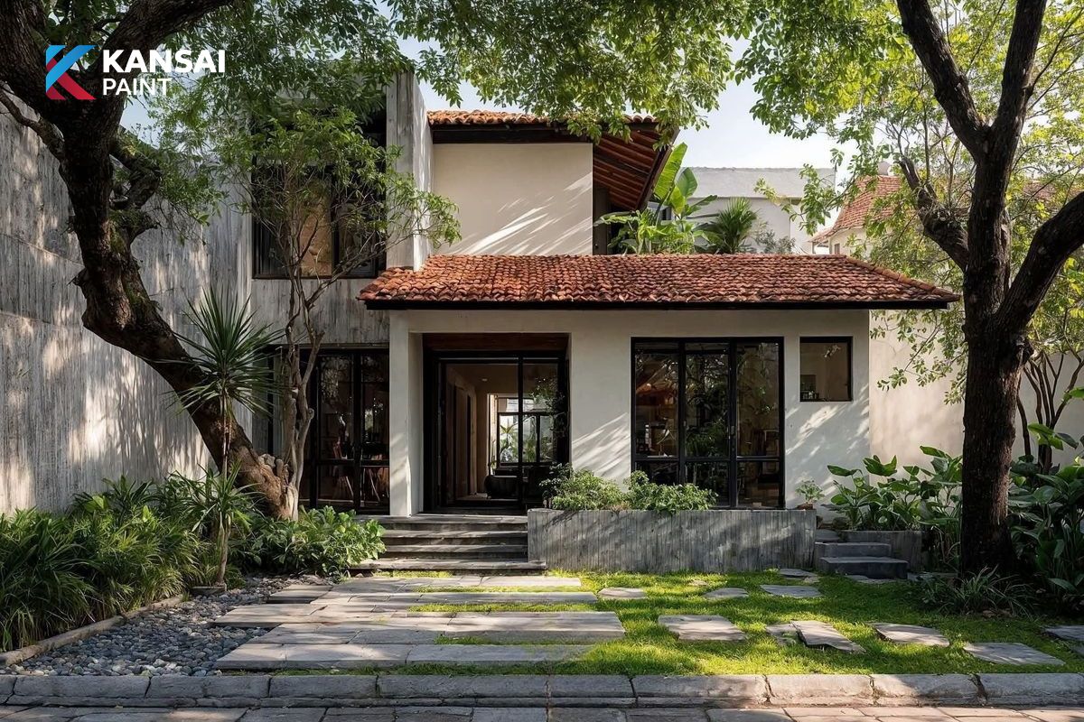 Mẫu Nhà 2 Tầng Đẹp Ở Nông Thôn