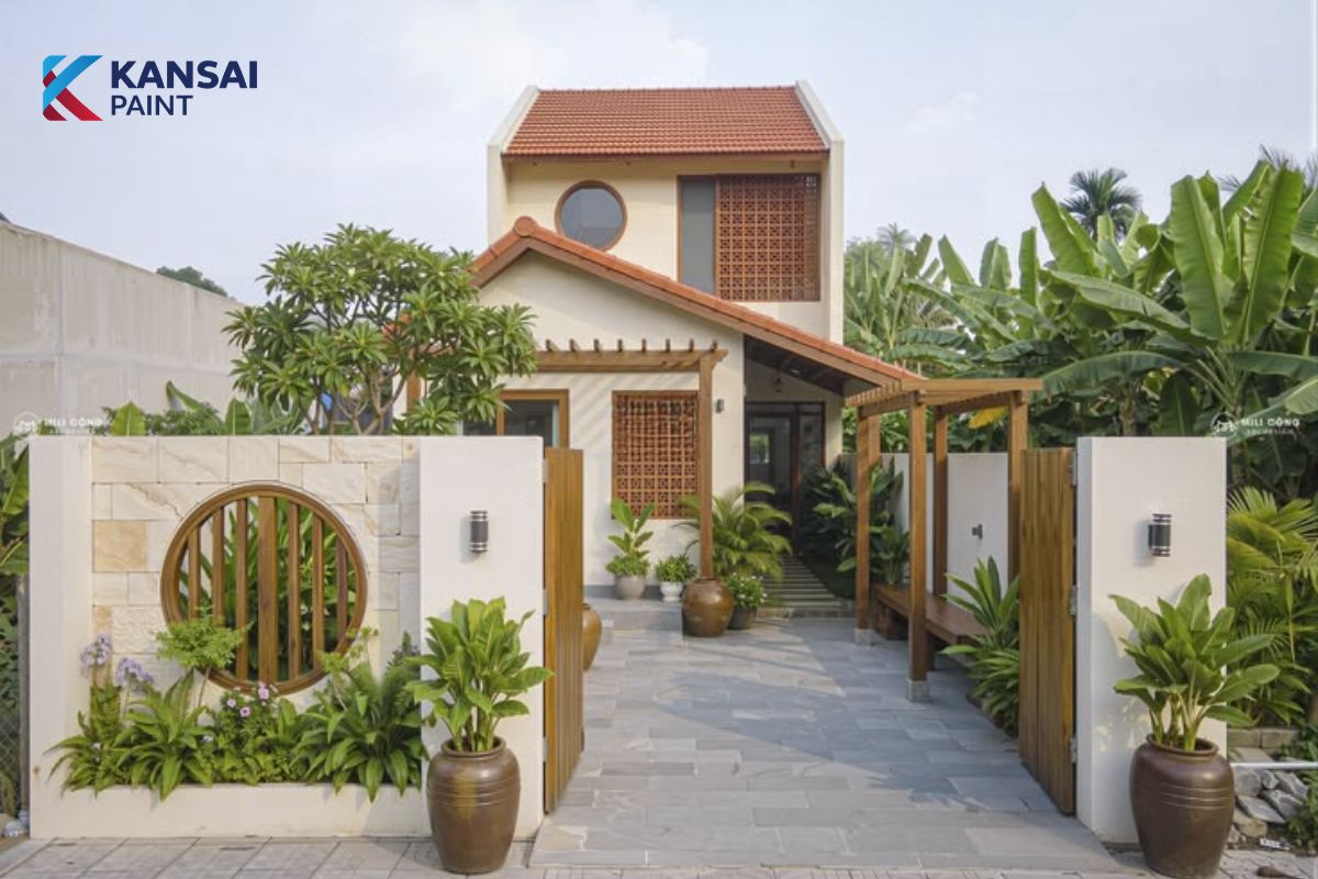 Mẫu Nhà 2 Tầng Đẹp Ở Nông Thôn