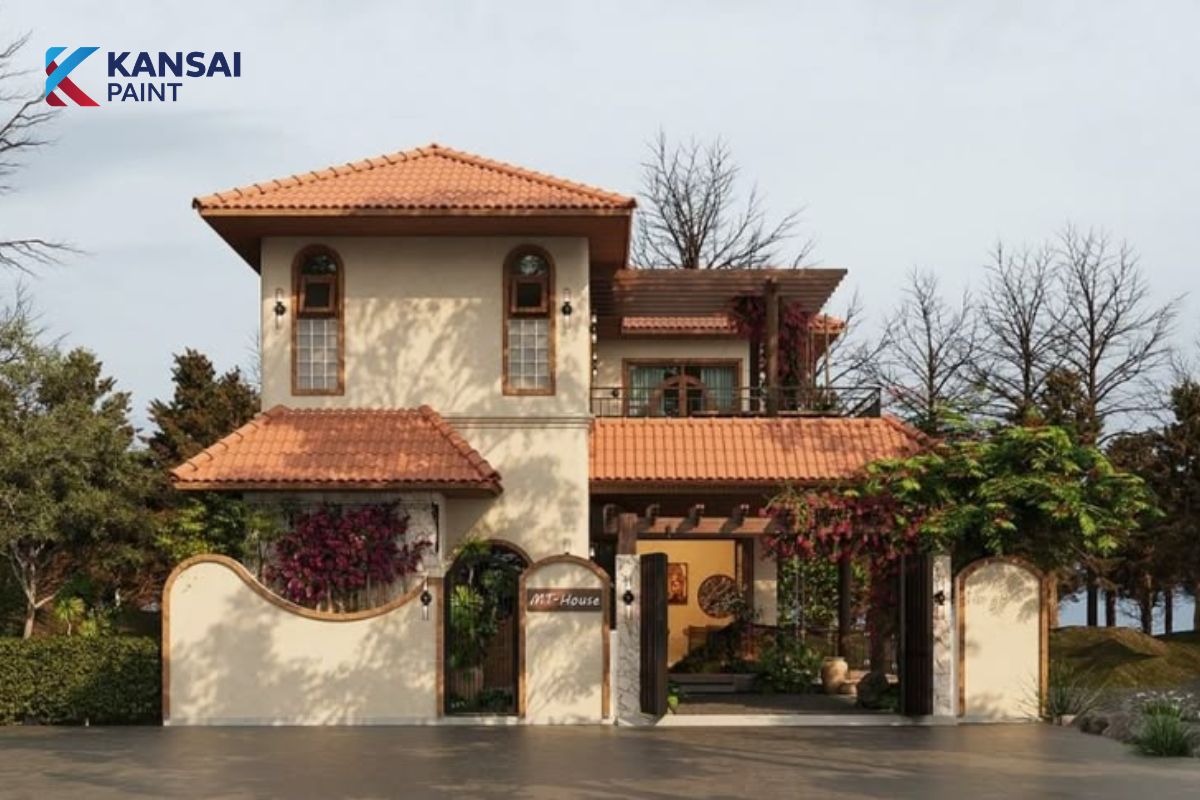 Mẫu Nhà 2 Tầng Đẹp Ở Nông Thôn