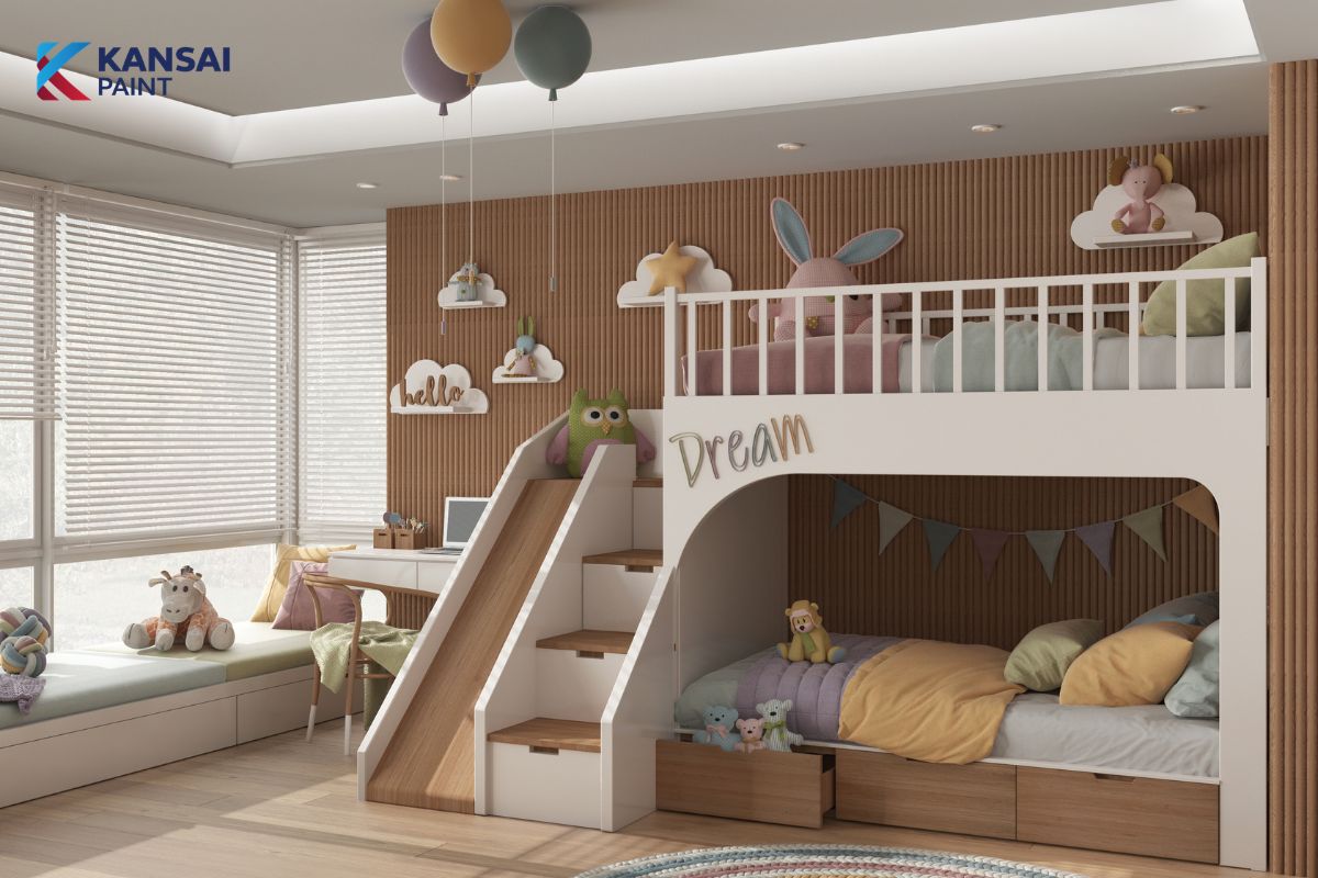 Sơn Nhấn Tường Phòng Ngủ Sơn Nhấn Tường Phòng Ngủ