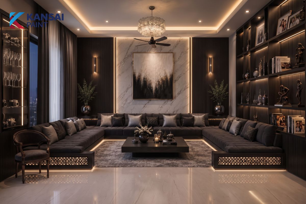 Sơn Trần Nhà Màu Gì Đẹp Sơn Trần Nhà Màu Gì Đẹp