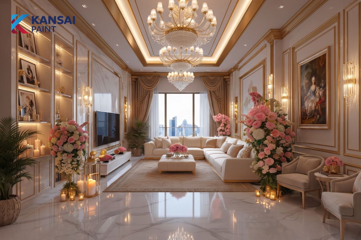 Sơn Trần Nhà Màu Gì Đẹp Sơn Trần Nhà Màu Gì Đẹp