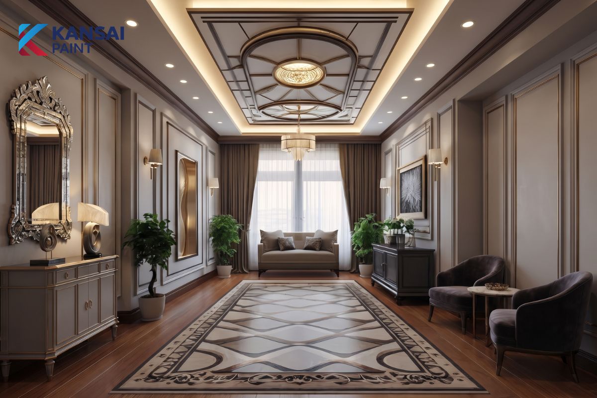 Sơn Trần Nhà Màu Gì Đẹp Sơn Trần Nhà Màu Gì Đẹp