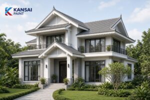 Sơn Ngoài Nhà Màu Trắng Xám
