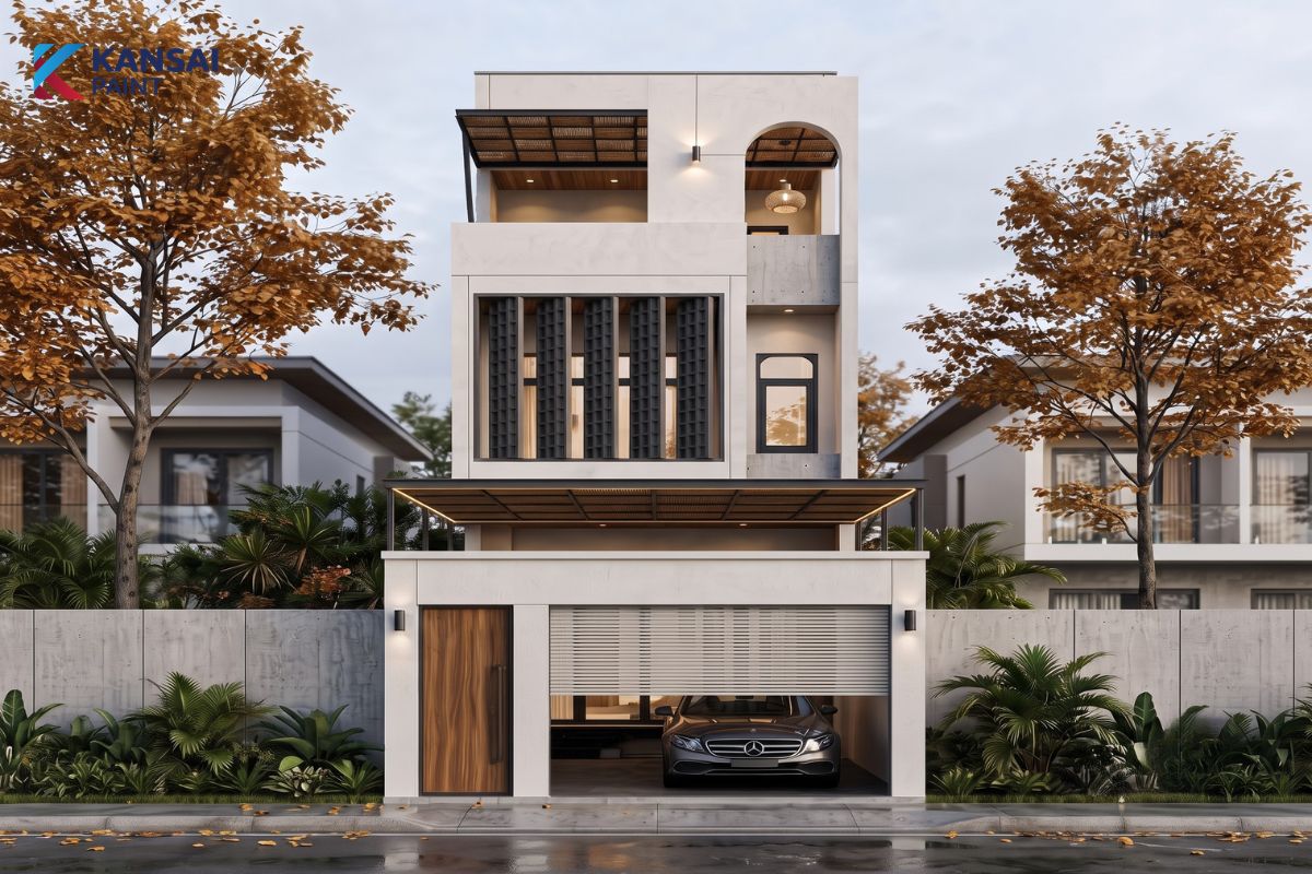 Sơn Ngoại Thất Nhà Ống