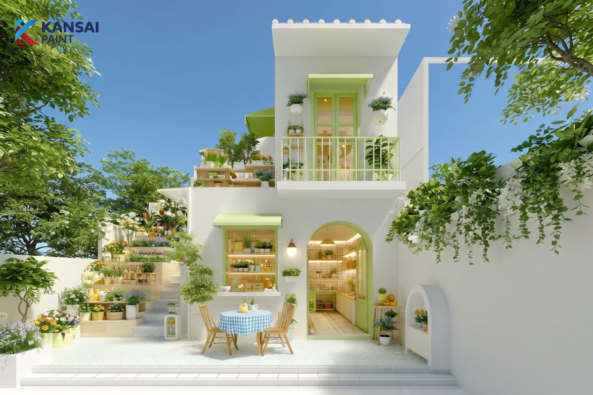 Sơn Ngoại Thất Nhà Ống