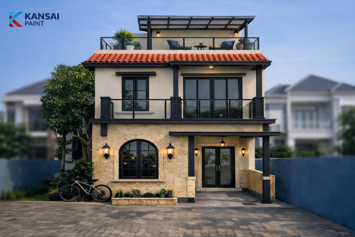 Sơn Ngoại Thất Nhà Ống